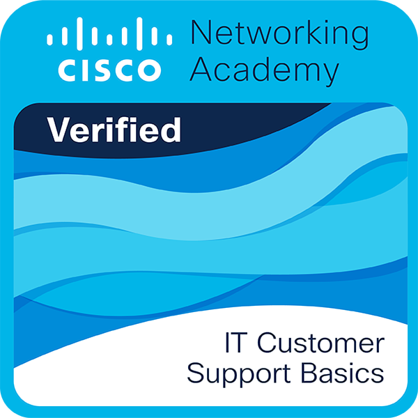 Cisco IT Customer Support Basics Badge for Shahriar Ibne Alam Cisco IT Customer Support Basics Badge for Shahriar Ibne Alam